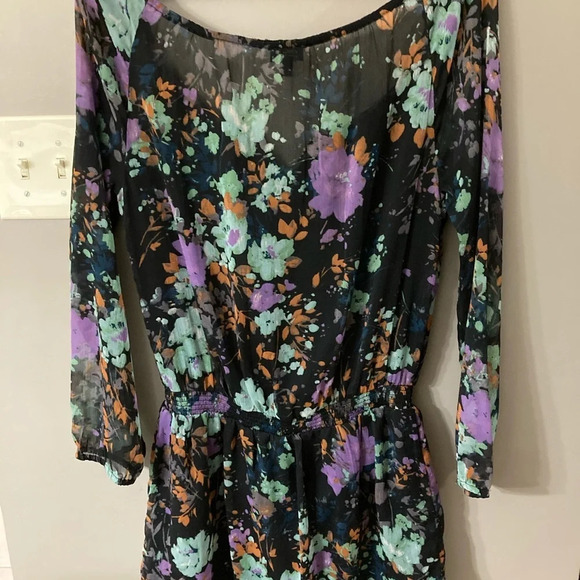 Jessica Simpson Low Waist Floral Dress M - Picture 8 of 14